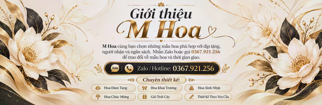 Ảnh bìa Shop hoa tươi Xã Dân Chủ Phú Thọ - Tư vấn hoa theo từng dịp